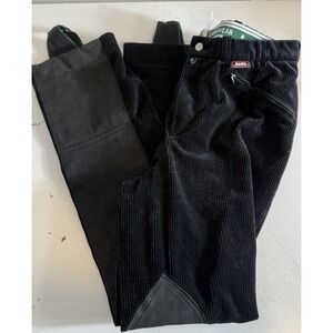 Horka Equestrian Breeches Corduroy Dark Blue Horse Riding Pants 36R
